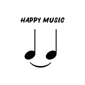 Happy Music Illustration